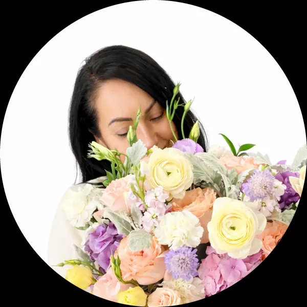 Amelia Villeda, founder and lead floral designer at Bloom With Love